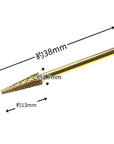 Nail Labo Gold Bit Cone