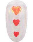 MATIERE Heart Hologram 2.5mm Bright Orange