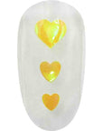 MATIERE Heart Hologram 2.5mm Bright Yellow