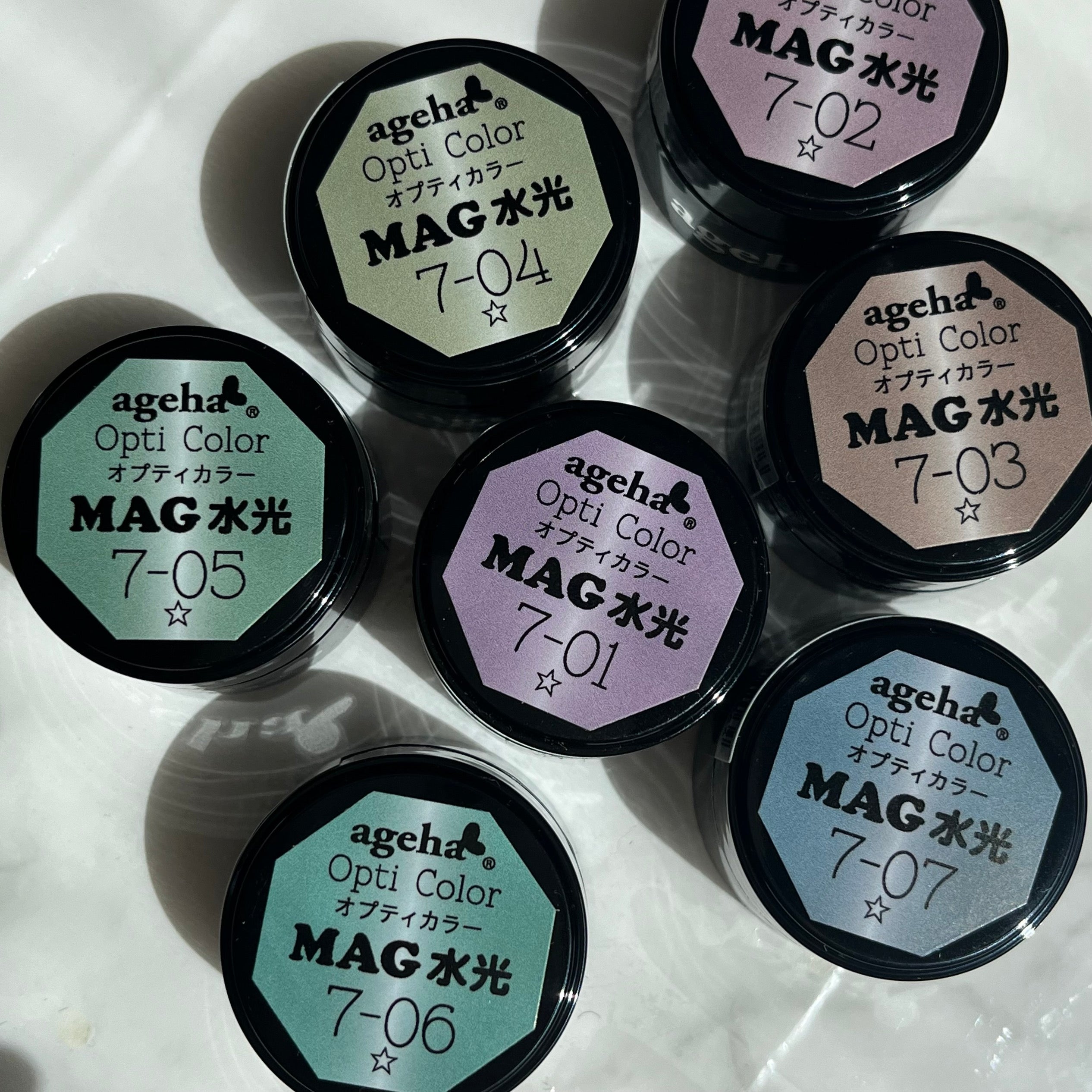 ageha Gel Opti Color #7-01 Water Light Rosey [Jar] – Nail Labo USA