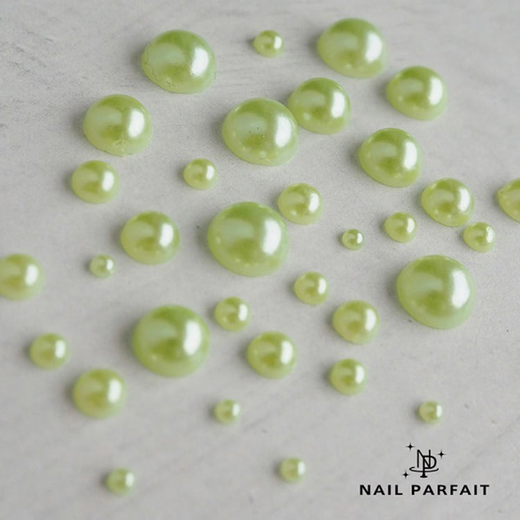 Green Half Pearls 