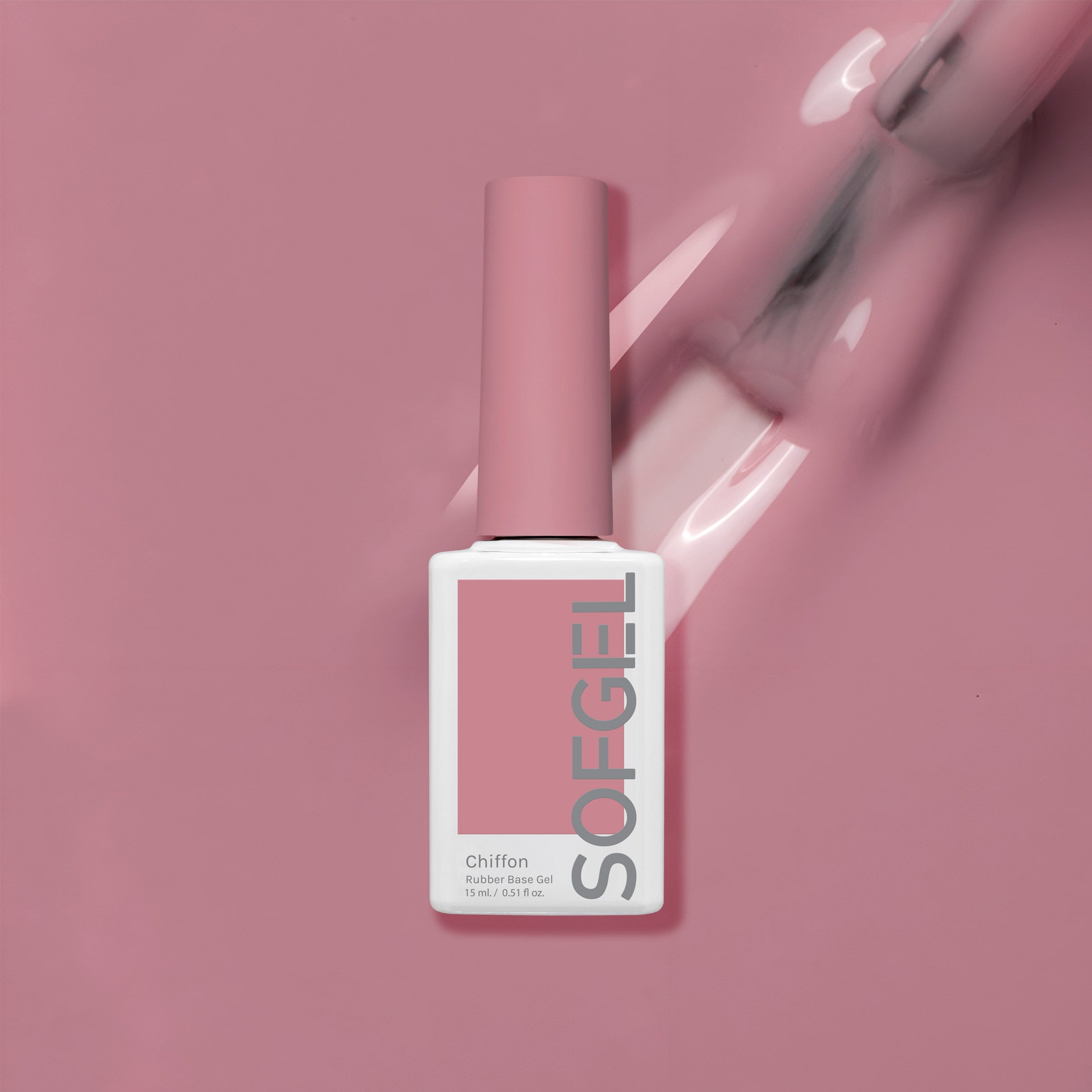 Sofgel Rubber Base Gel Chiffon- 15ml