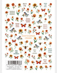 Tsumekira DAISY'S GARDEN ORANGE NN-DAI-122