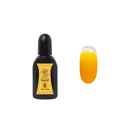 Airtex Air Gel Liquid 008 Yellow Orange Nail Labo USA