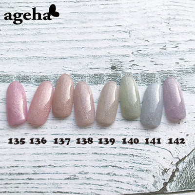 ageha コスメカラー13個セット ageha Cosme Color Gel #142 Grape Tea G MIX [Jar] – Nail Labo USA