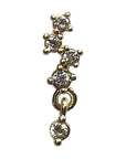 KiraNail Swing Charm Gold PA-SWP-GOL