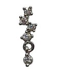 KiraNail Swing Charm Silver PA-SWP-SHI