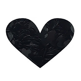 NL Hologram Heart Mix Black