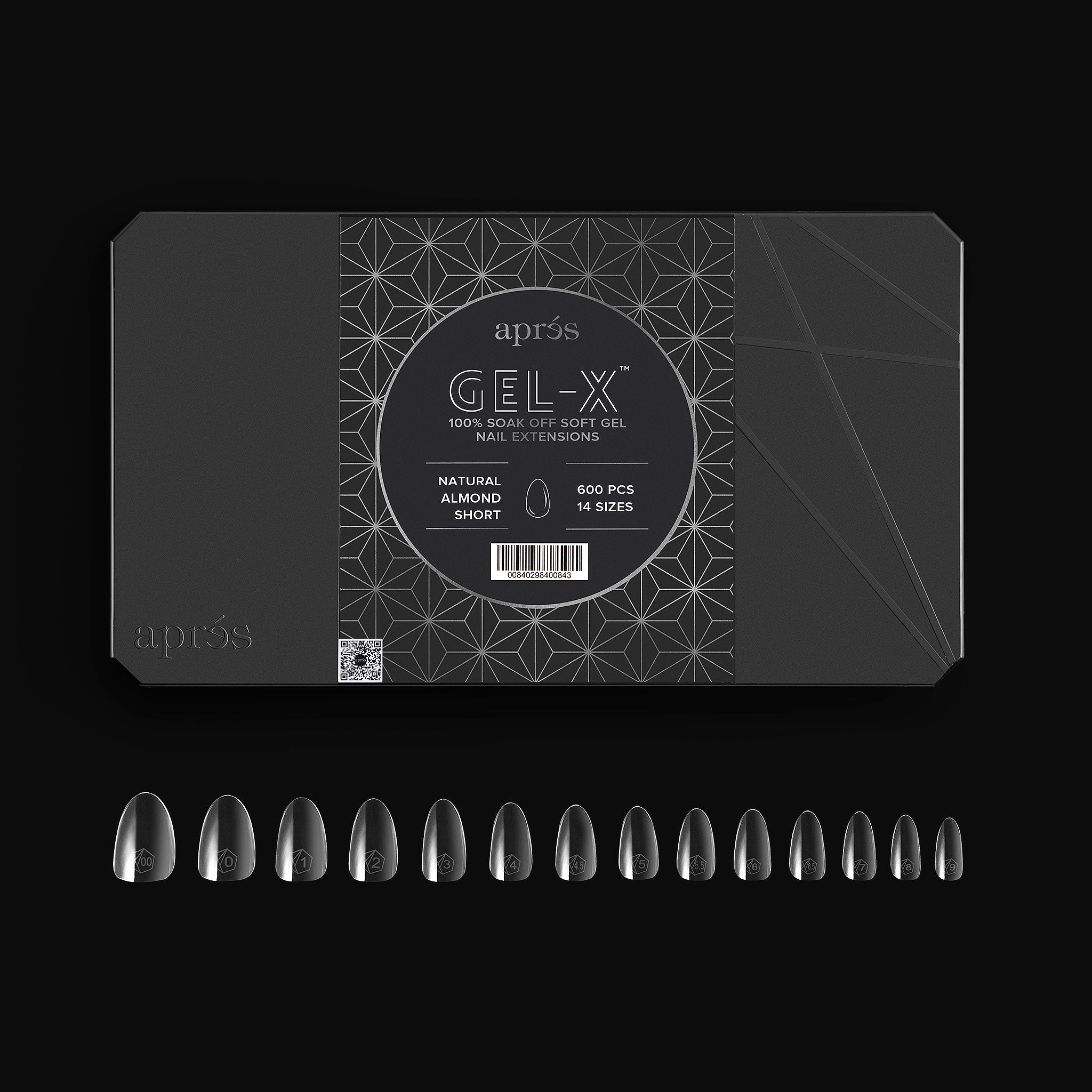 Aprés Gel-X Tips - Natural Almond Short [600pcs] [NEW] – Nail Labo USA
