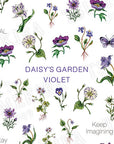 Tsumekira DAISY'S GARDEN VIOLET NN-DAI-113