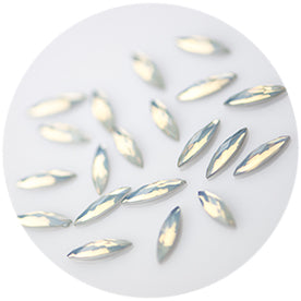Swarovski Flatback stones for Nail Art - White Opal