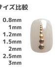 Nail Labo Metal Dots Gold 