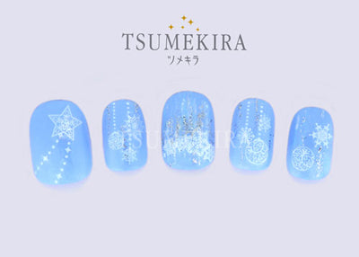 Tsumekira Snow Crystal 3 White NN-YUK-301 [Seasonal]