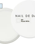 Nail de Dance [NEW] Acrylic Powder 001 Kazak White [20g]