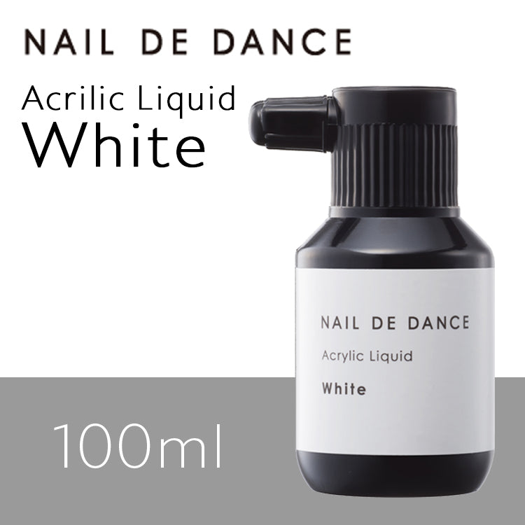 Nail de Dance [NEW] Acrylic Liquid - White [100ml]