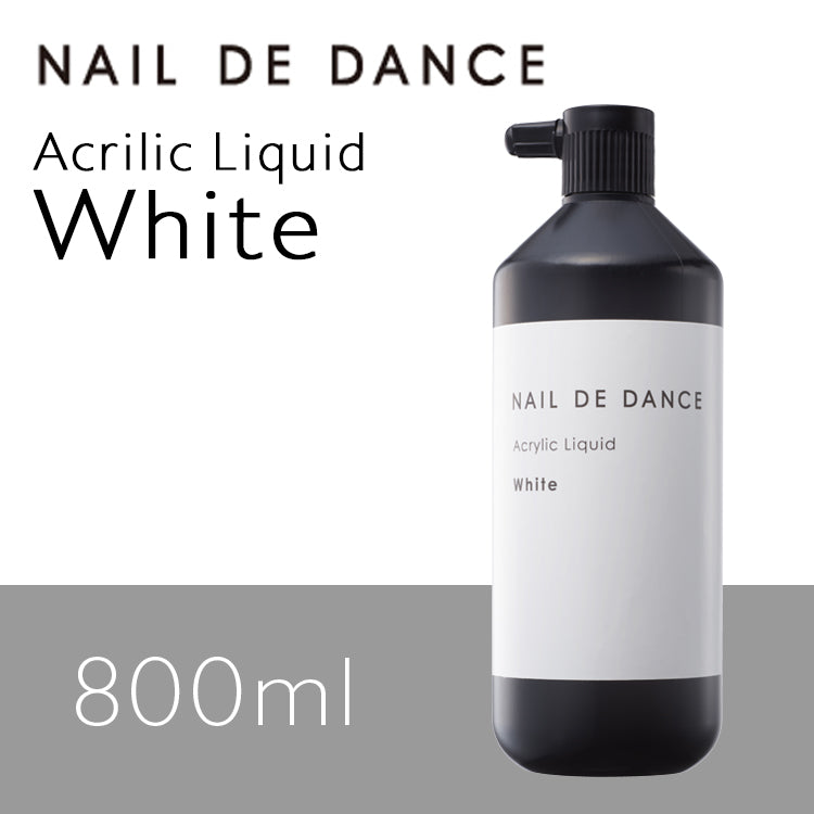 Nail de Dance [NEW] Acrylic Liquid - White [800ml]