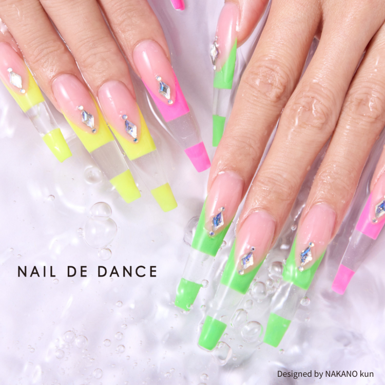 Nail de Dance [NEW] Color Powder Neon Pink PK-201