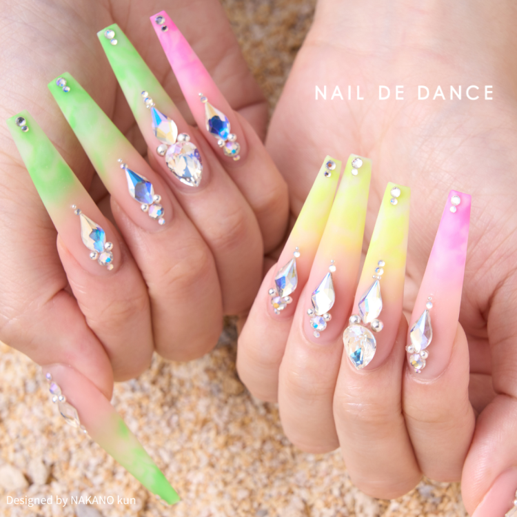 Nail de Dance [NEW] Color Powder Neon Green GR-203