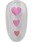MATIERE Heart Hologram 2.5mm Pastel Pink