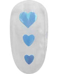 MATIERE Heart Hologram 2.5mm Pastel Blue