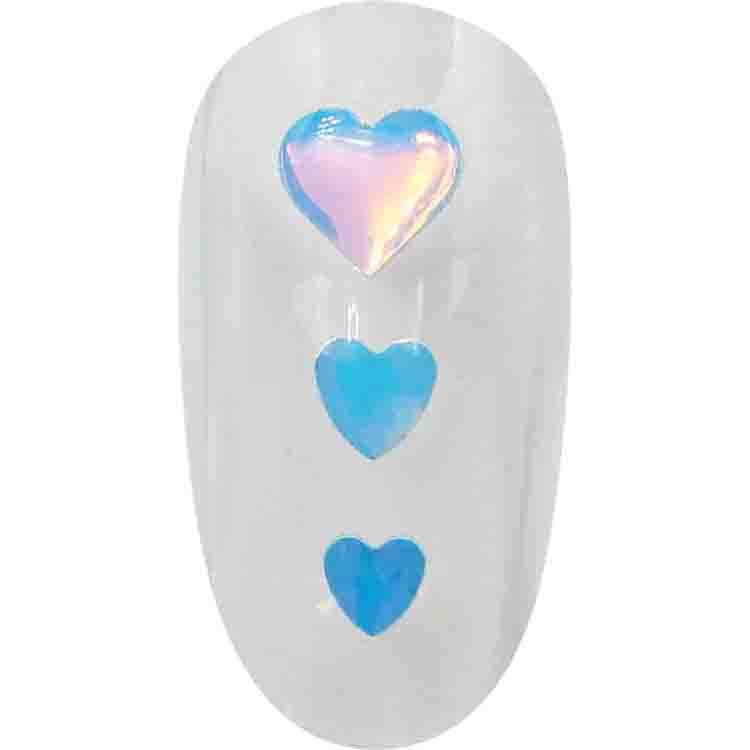 MATIERE Heart Hologram 2.5mm Sunset Blue