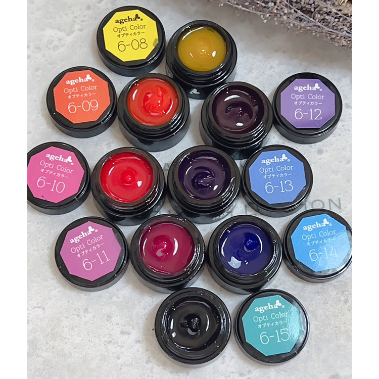ACE GEL 14色セット＋おまけ4色 ageha Gel Opti Color #6-11 Mangosteen (Non-wipe) [Jar] – Nail Labo USA