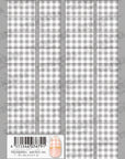 Tsumekira Gingham Check White NN-GGC-001 [NEW]