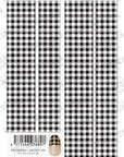 Tsumekira Gingham Check Black NN-GGC-002 [NEW]