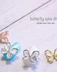 KiraNail Butterfly Wire Shiny Pink Gold PA-BUTT-WSP