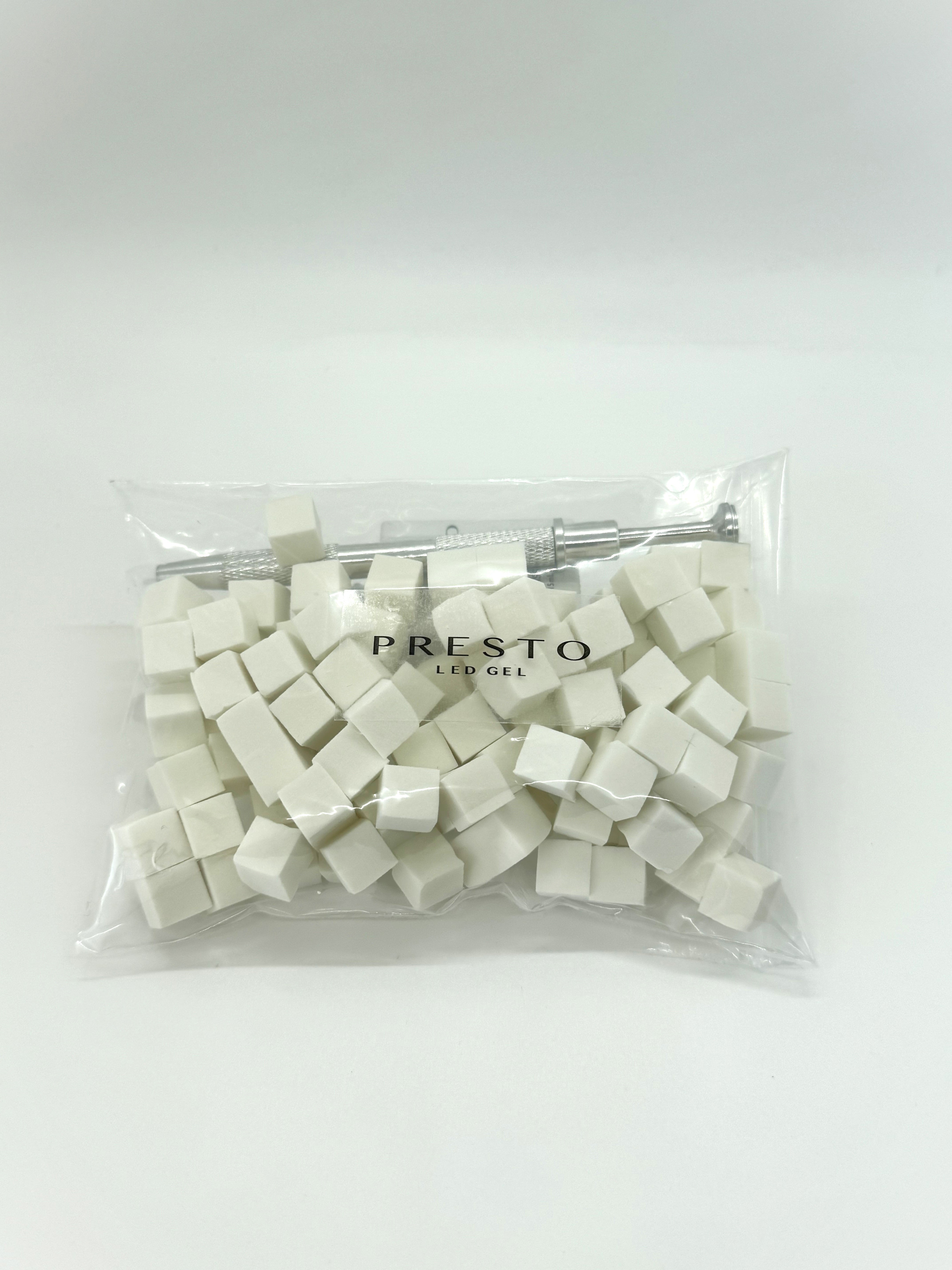 Presto Mini Art Sponge [100pcs + Pen]