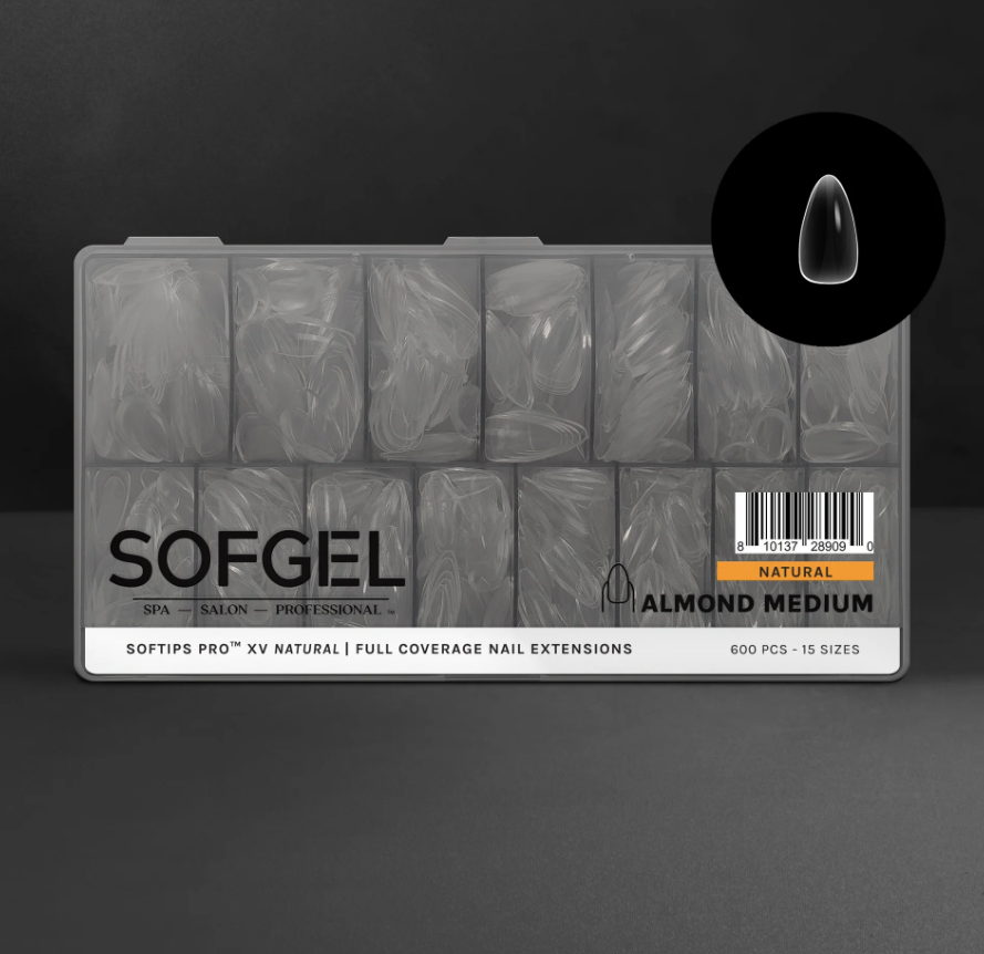 Softips Pro XV Natural Almond Medium [NEW]