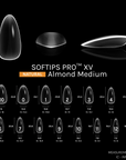 Softips Pro XV Natural Almond Medium [NEW]