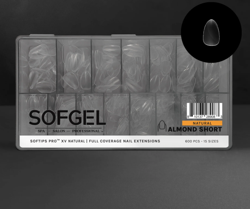 Softips Pro XV Natural Almond Short [NEW]
