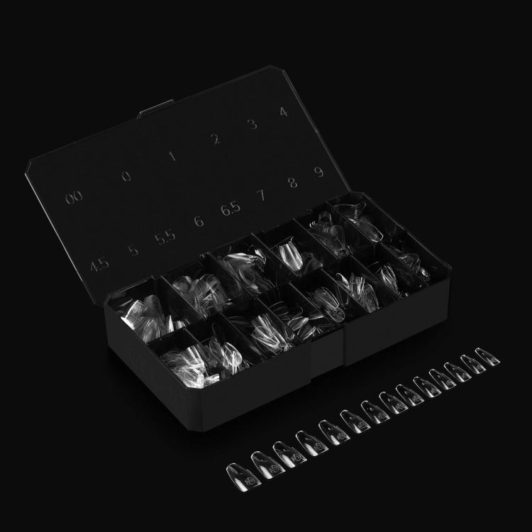 GEL-X® NATURAL COFFIN BOX OF TIPS - PRO (600PCS)