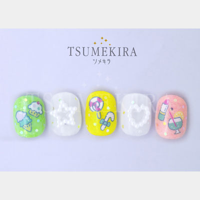 Tsumekira nailD.O.G. 80&#39;s 90&#39;s Pattern SET NN-DOG-103 [While Supplies Last]