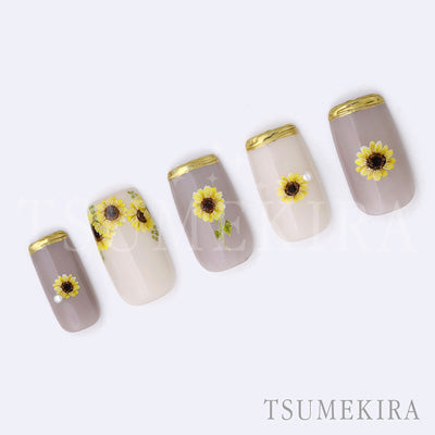 Tsumekira AMI FUKUOKA Sunflower Petit NN-FKO-001