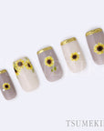 Tsumekira AMI FUKUOKA Sunflower Petit NN-FKO-001