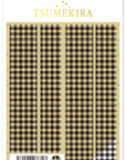 Tsumekira Gingham Check Black NN-GGC-002 [NEW]