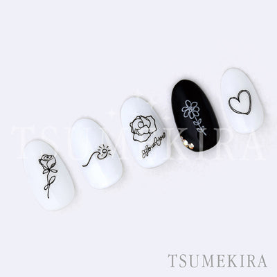 Tsumekira HIDEKAZU One Point Tattoo NN-HDK-012