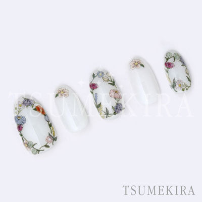 Tsumekira HANA4 flower hand paint NN-HNY-104