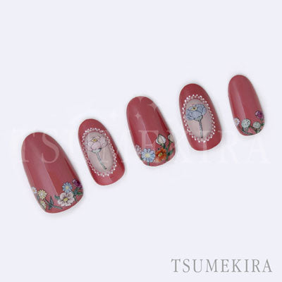 Tsumekira HANA4 flower hand paint NN-HNY-104