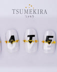 Tsumekira MIHO OKAWARA word party black NN-OKA-106 [While Supplies Last]