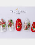 Tsumekira Poinsettia 2 NN-POS-201 [Seasonal]