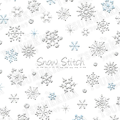 Tsumekira Snow Crystal 6 Snow Stitch NN-YUK-601 [Seasonal]