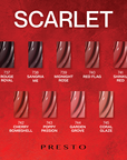 PRESTO Color Series: SCARLET Set [9 Bottles]