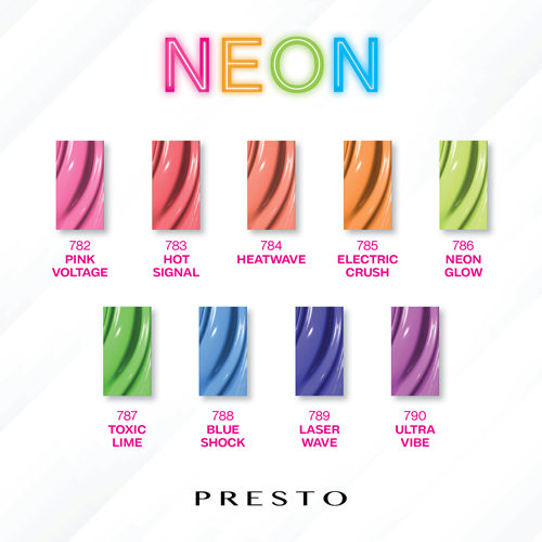 PRESTO Color Series: NEON Set [9 Bottles]
