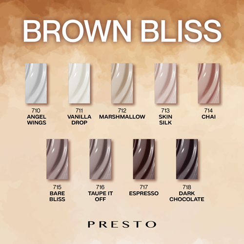 PRESTO Color Series: BROWN BLISS Set [9 Bottles]