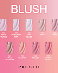 PRESTO Color Series: BLUSH Set [9 Bottles]