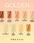 PRESTO Color Series: GOLDEN Set [9 Bottles]