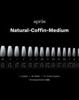 Aprés Gel-X Tips - Ombre Natural Coffin Medium [210pcs]